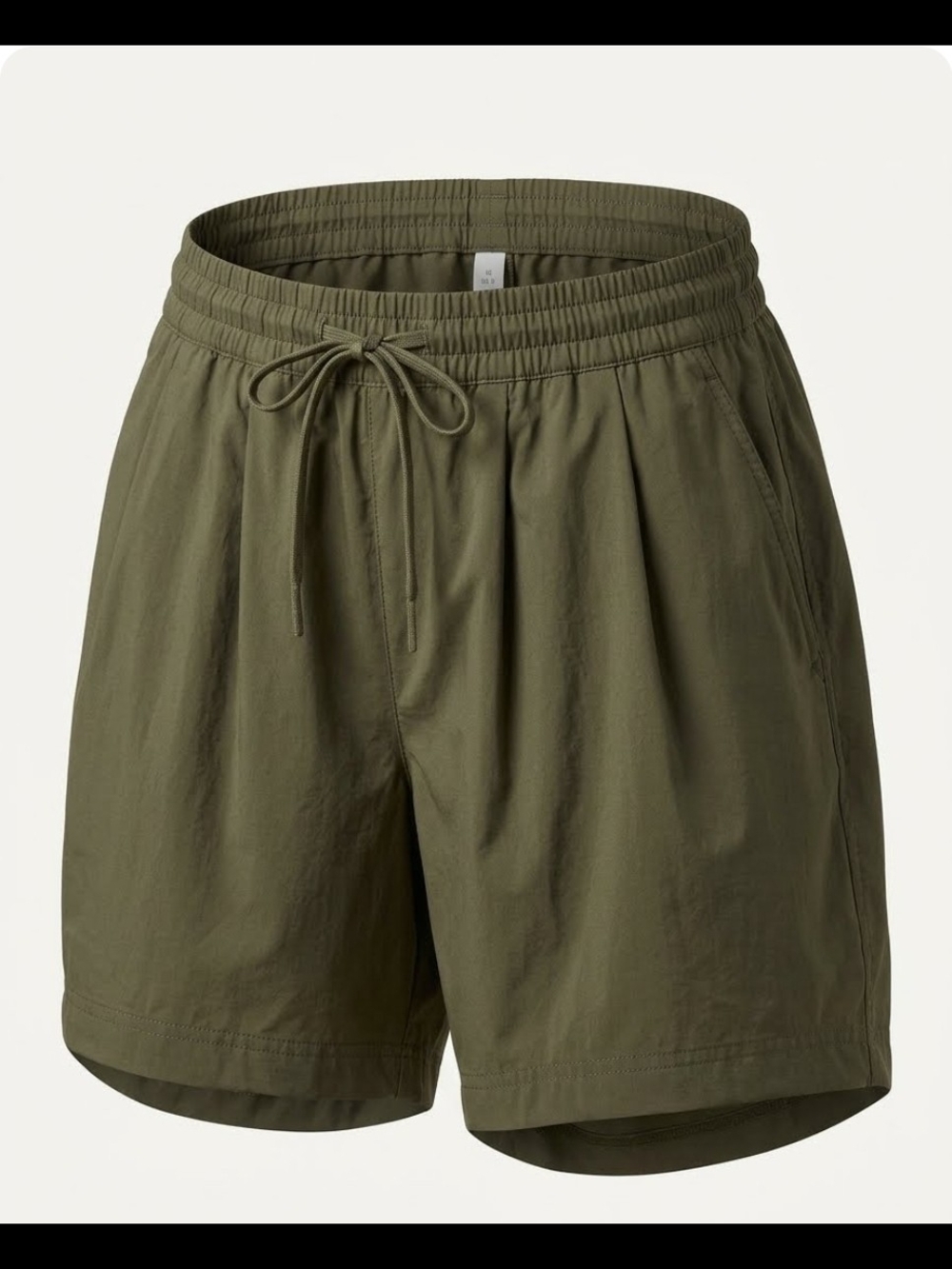 LOFT Olive Green Drawstring Shorts, Sz L